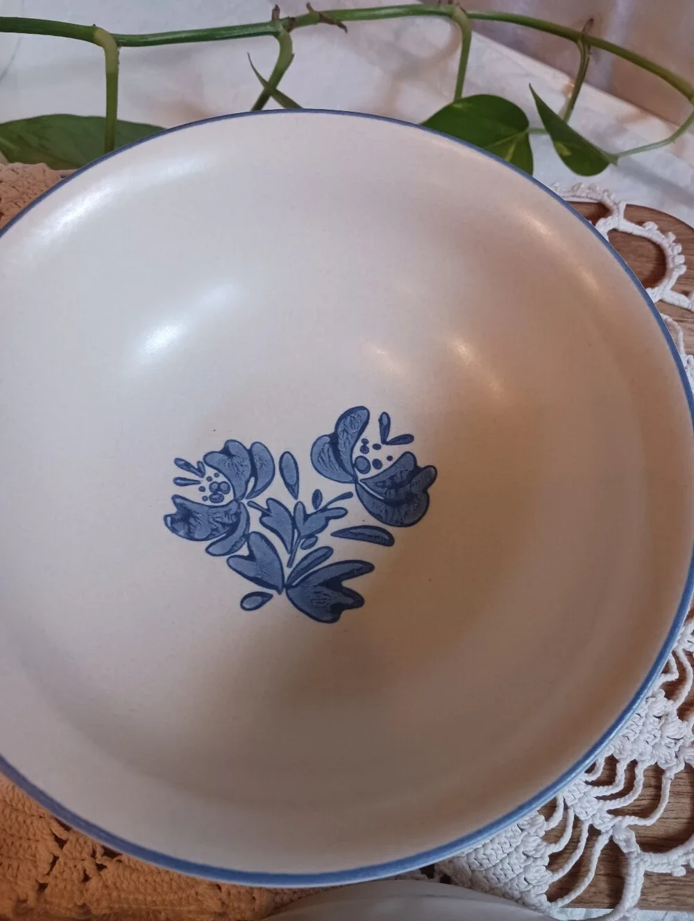 Pfaltzgraff Vintage Yorktowne Design Set Of 2 Bowls Cottagecore Stoneware